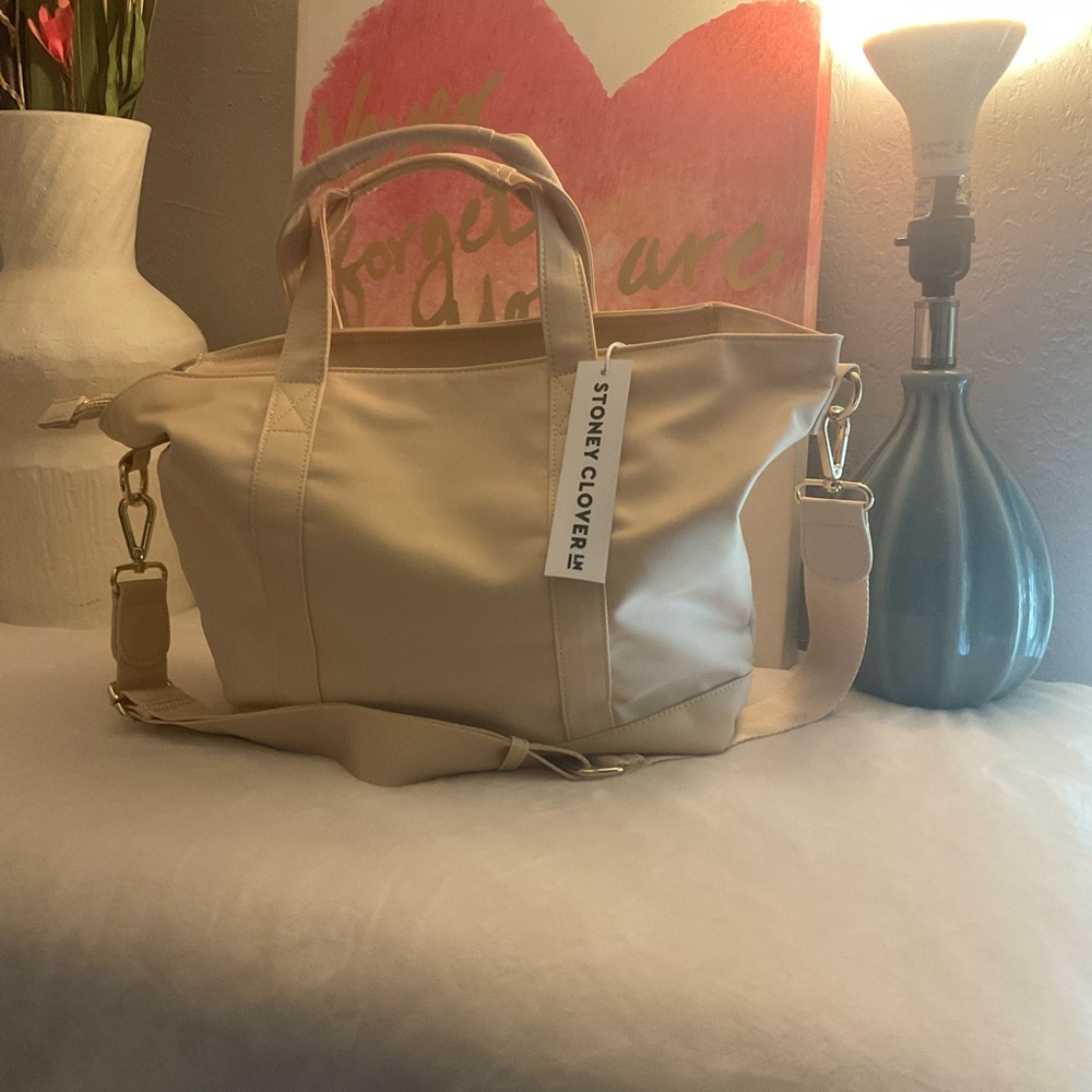 Stoney Clover Lane Beige Tote Bag